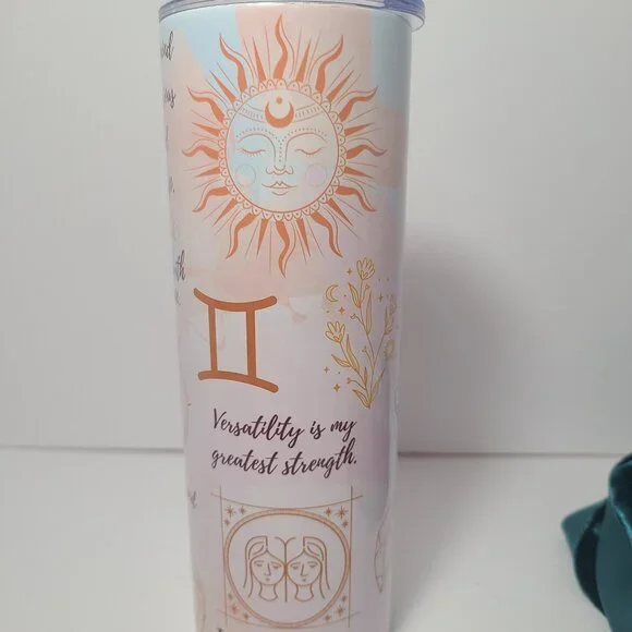 Witchy Gemini Tumbler – Mystical Zodiac 20 oz | Moon Magic Vibes - Picture 5 of 13